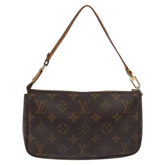 Louis Vuitton Pochette Accessoire Brown Canvas Clutch Bag (Pre-Owned) - Picture 2 of 16